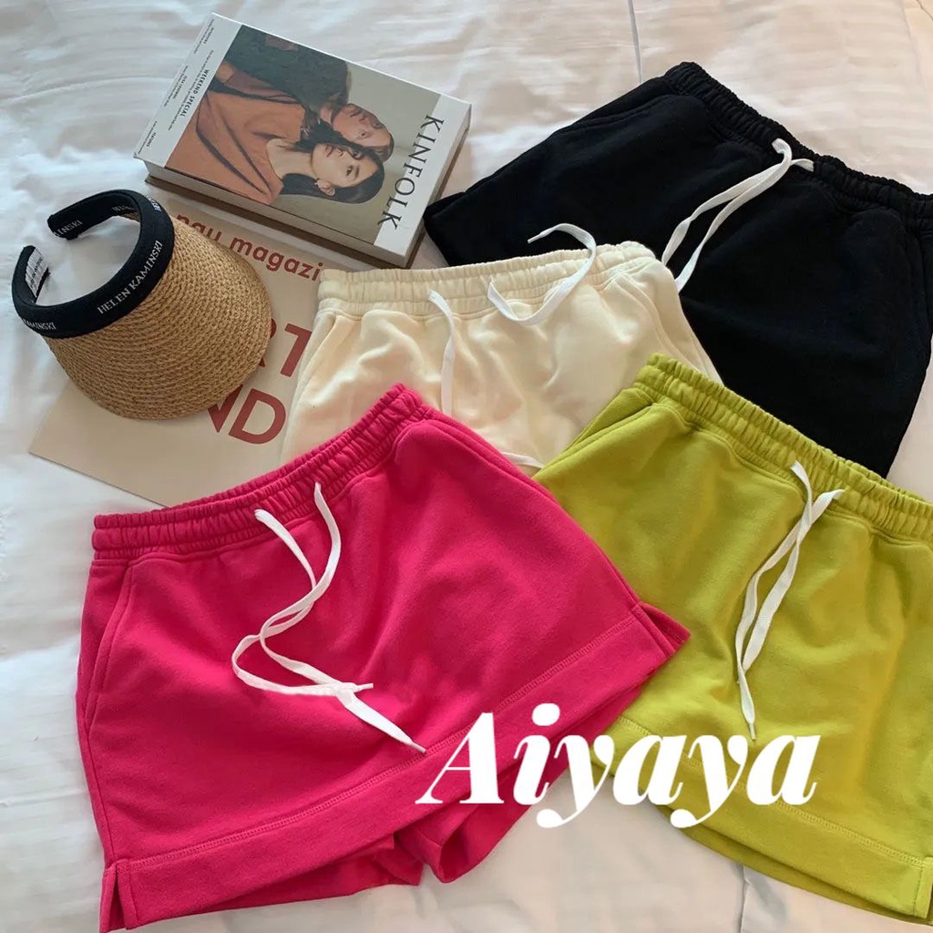 Aiyaya Quần short bé gái màu kẹo thời trang phù hợp cho bé gái thời trang mùa hè (787)