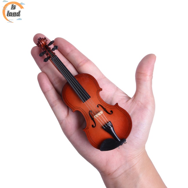 Mô Hình Đàn violin mini Kèm Giá Đỡ Và Hộp Đựng