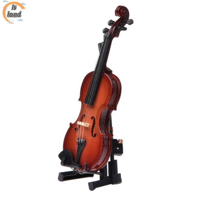 Mô Hình Đàn violin mini Kèm Giá Đỡ Và Hộp Đựng