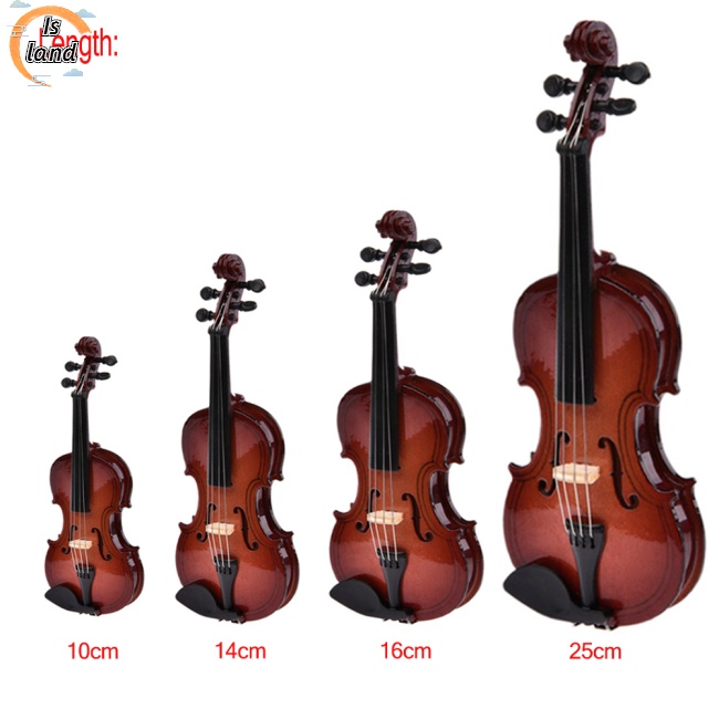 Mô Hình Đàn violin mini Kèm Giá Đỡ Và Hộp Đựng
