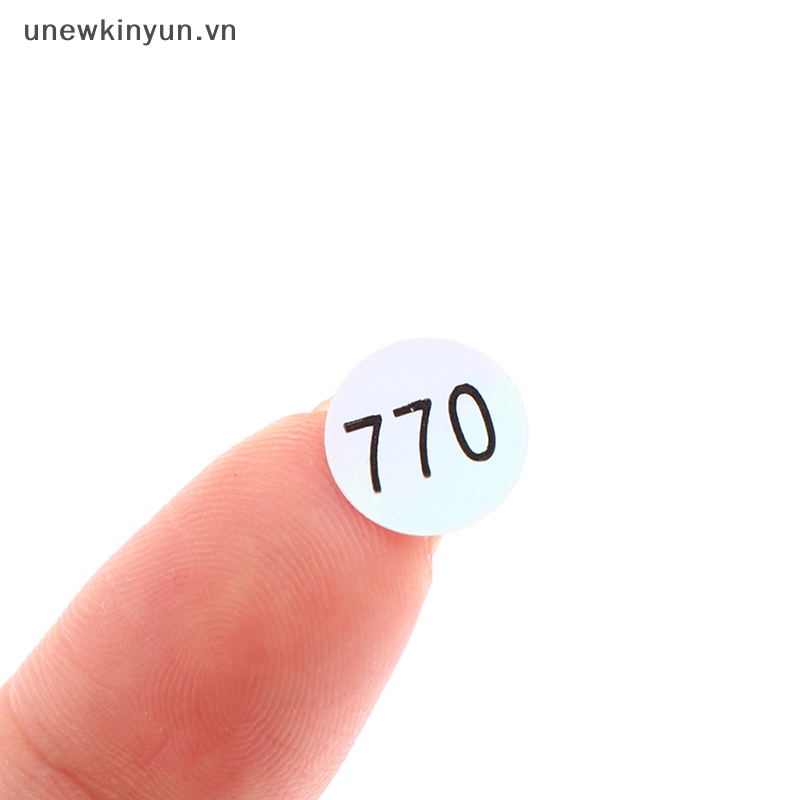 Uu Nhãn Dán Số 1-1000 Hình Tròn Chống Thấm Nước Tự Dính vn