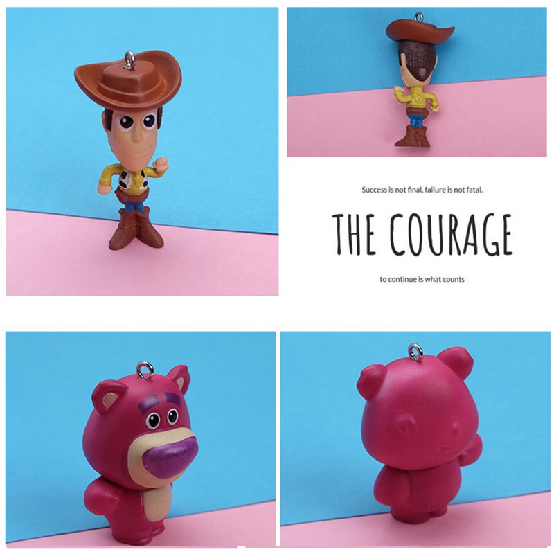 Móc Khóa Hình buzz lightyear woody lotso Trong toy story
