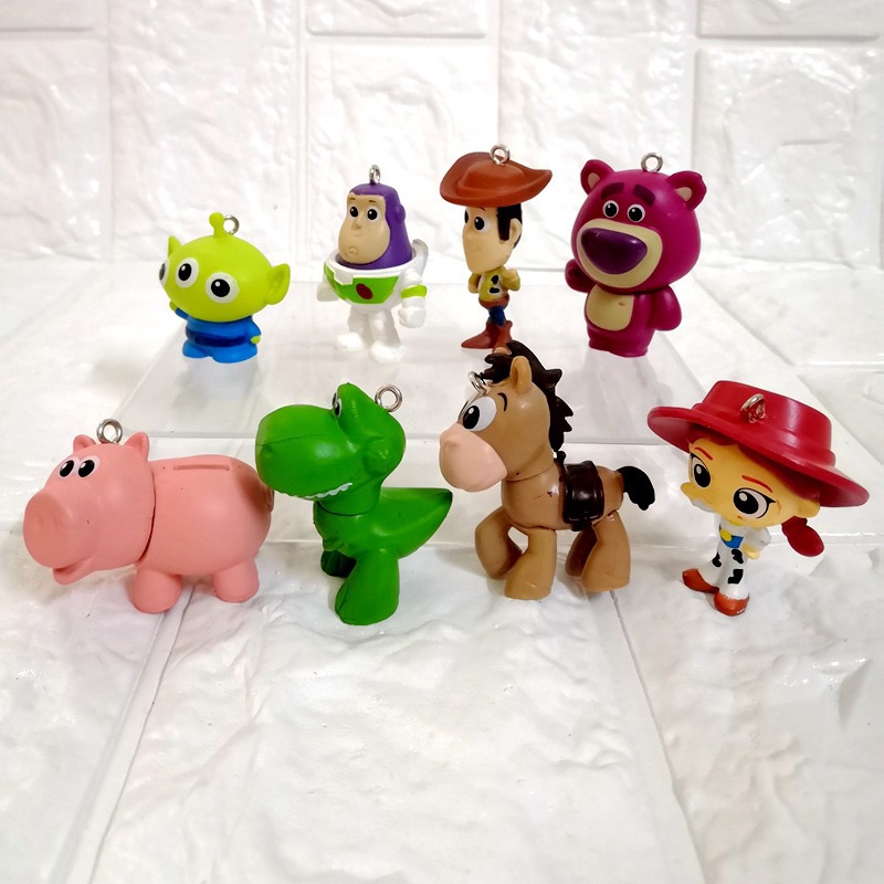 Móc Khóa Hình buzz lightyear woody lotso Trong toy story