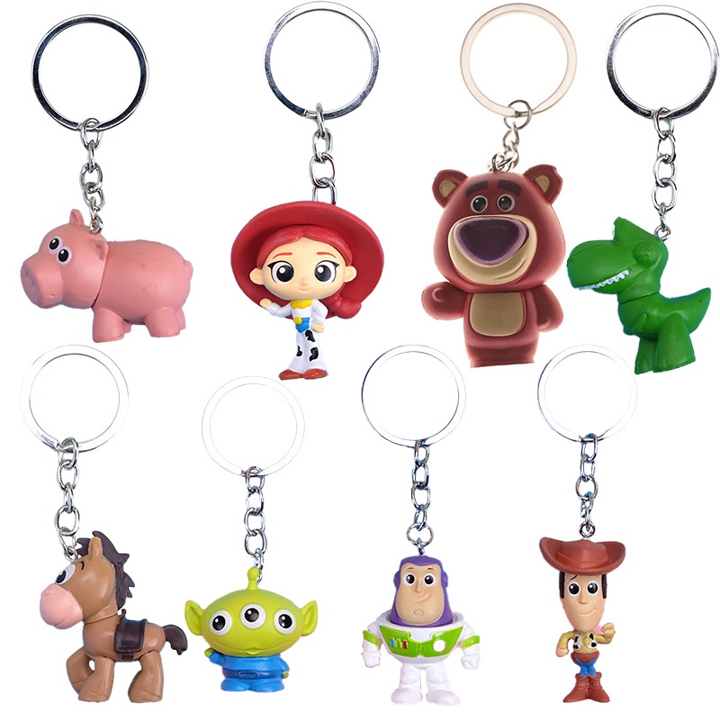 Móc Khóa Hình buzz lightyear woody lotso Trong toy story