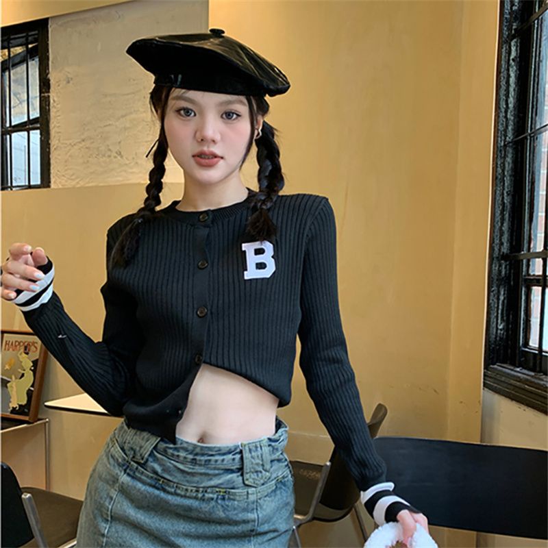 DannieWan Áo Len áo khoác cardigan áo cardigan Thời trang hàn quốc A29J2HG 35Z230901