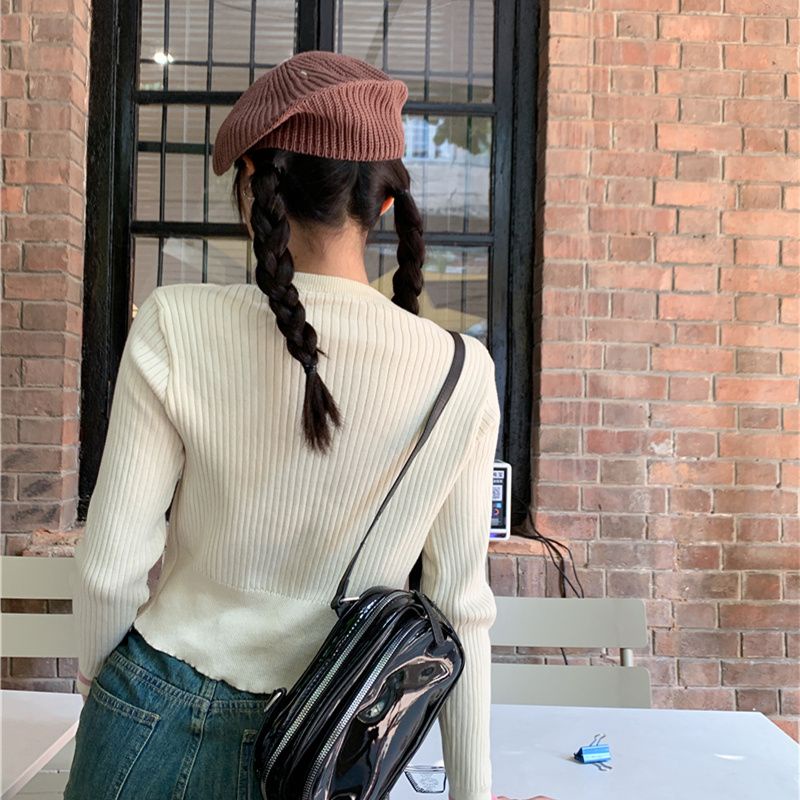 DannieWan Áo Len áo khoác cardigan áo cardigan Thời trang hàn quốc A29J2HG 35Z230901