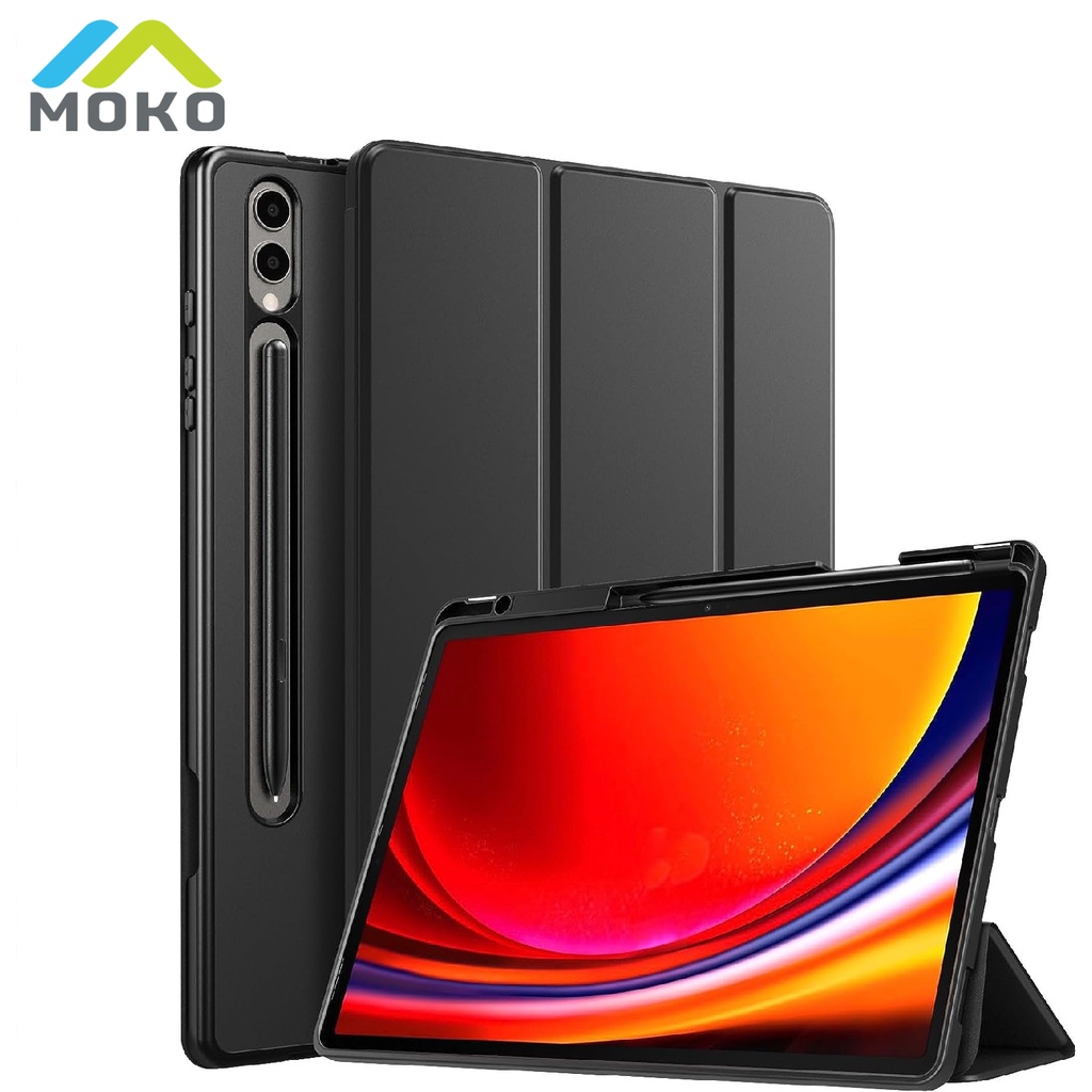 Mềm Ốp Máy Tính Bảng tpu Có Ngăn Đựng Bút Cho galaxy tab s9 + plus 12.4 inch