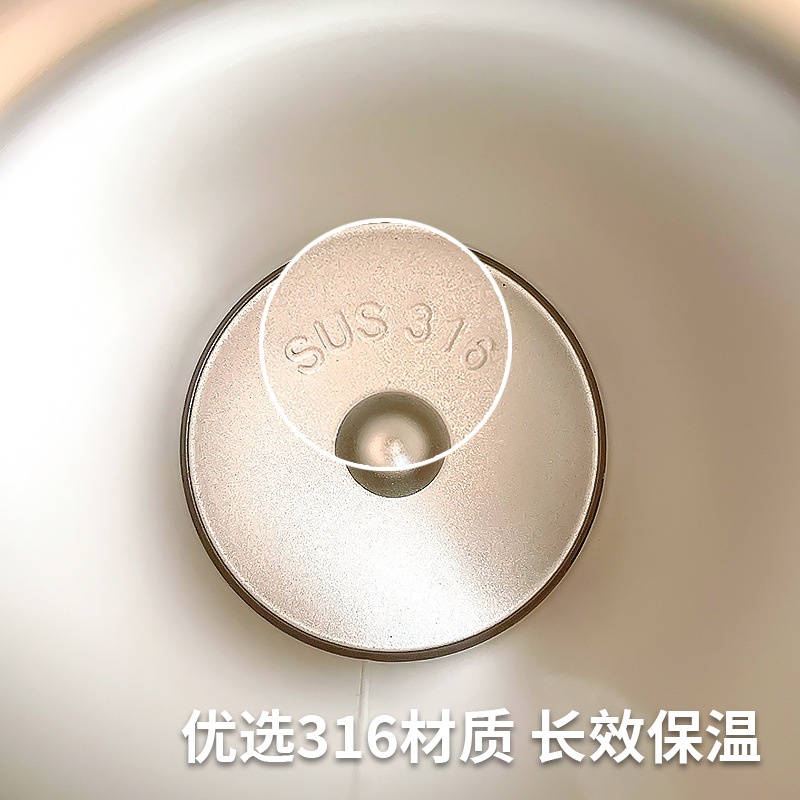 Bình Nước Cách Nhiệt Bằng Thép Không Gỉ 316 500ml Thiết Kế Dễ Thương Tiện Dụng Cho Học Sinh / Văn Phòng