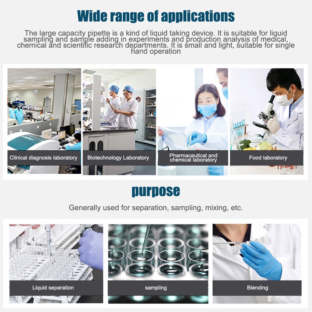 Pipettor Đơn Kênh Âm Lượng Micro Pipet Phòng Thí Nghiệm Chuyển Pipet Cho Phòng Thí Nghiệm 2ml 10ml 2