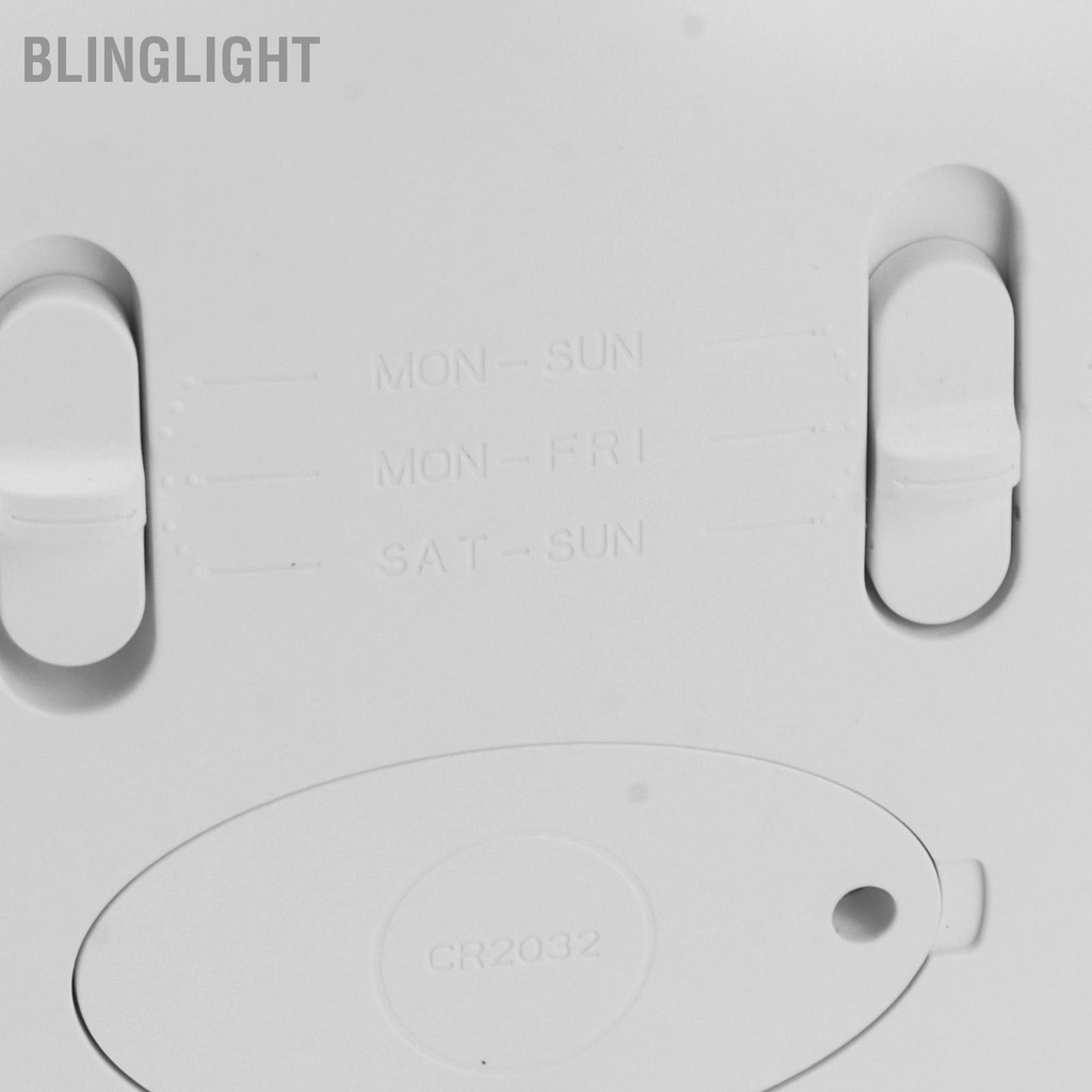 Blinglight Đồng hồ báo thức bình minh Ánh sáng đầy màu sắc Báo động kép Đài FM Đánh mô phỏng mặt trời mọc cho người ngủ nặng Phòng Món quà lý tưởng