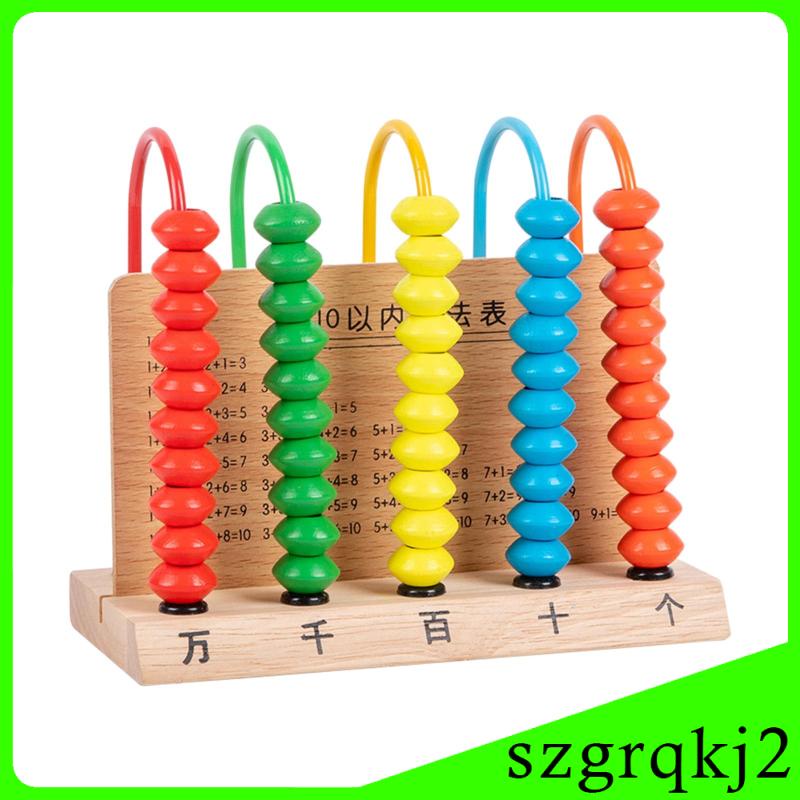 Bàn Tính Gỗ Đồ Chơi Cho Trẻ Em