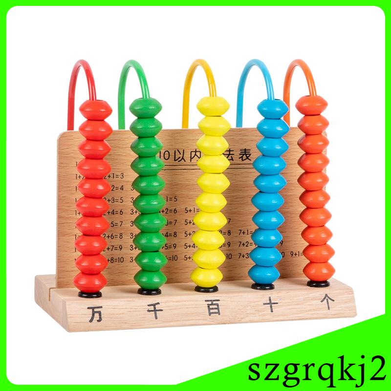 Bàn Tính Gỗ Đồ Chơi Cho Trẻ Em