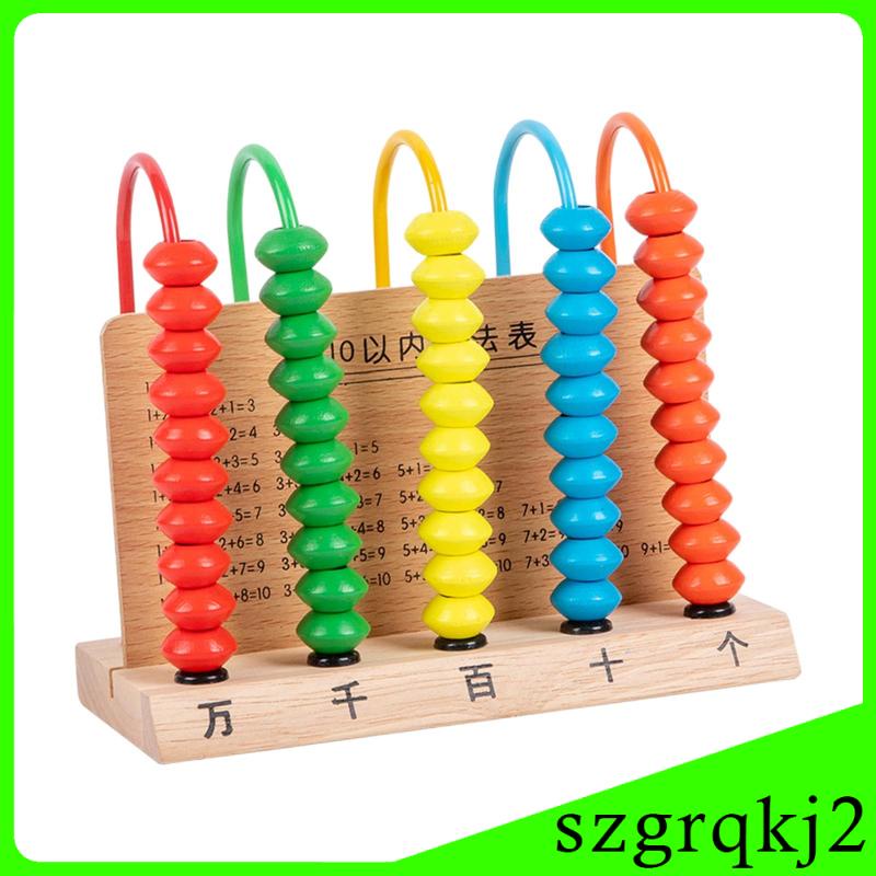 Bàn Tính Gỗ Đồ Chơi Cho Trẻ Em