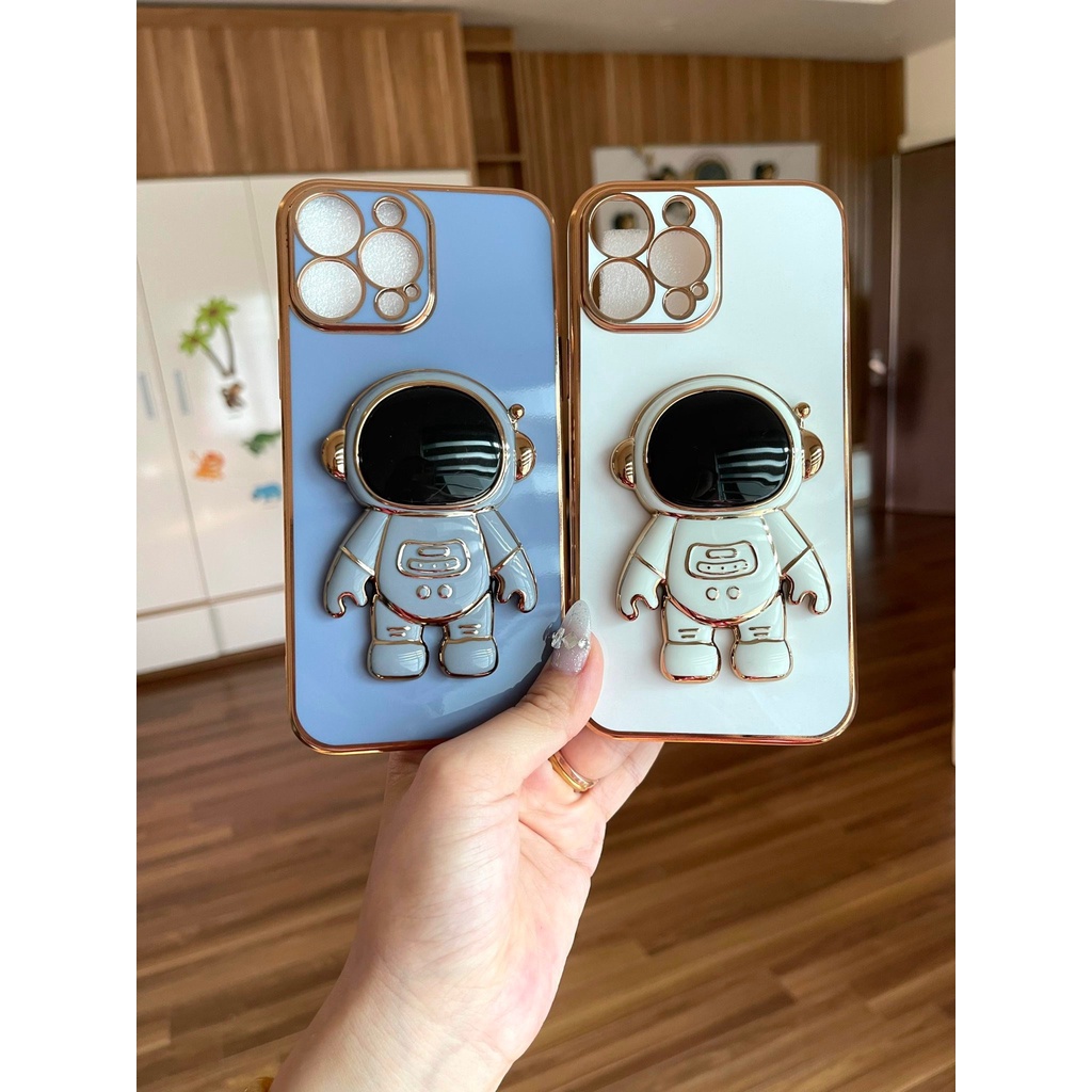 Ốp Lưng Phi Hành Gia kèm Giá Đỡ Điện Thoại cho13/13pro/13promax