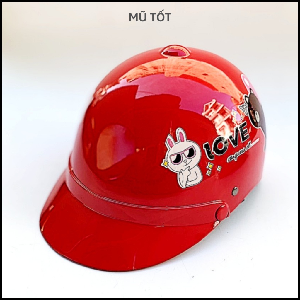 Mũ bảo hiểm nửa đầu thời trang - 3 lớp lót - dày dặn - nhiều màu - bảo hành 12 tháng giao tem ngẫu nhiên
