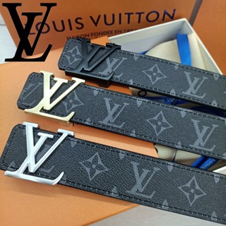 Hàng Có Sẵn! Lv Dây Nịt Da Thật Cao Cấp Thời Trang Cho Nam Nữ
