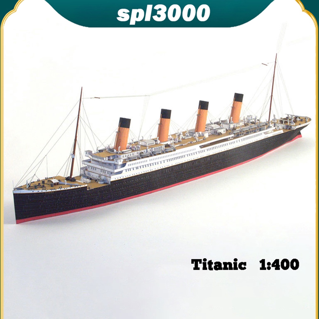 Bộ Đồ Chơi Lắp Ráp Mô Hình Tàu titanic 1 / 2 Để Bàn Trang Trí
