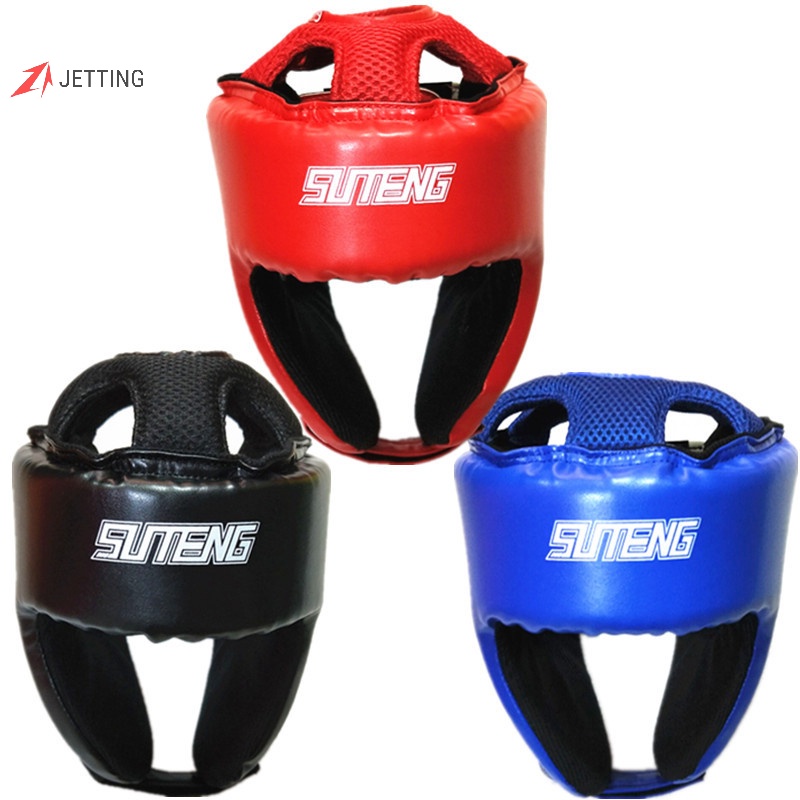 Mặt Nạ Da pu Bảo Vệ Đầu Có Thể Điều Chỉnh Dùng Tập boxing