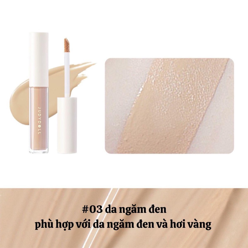 Kem che khuyết điểm Judy Doll gồm 5 màu tùy chọn chuyên dụng - Hàng chính hãng