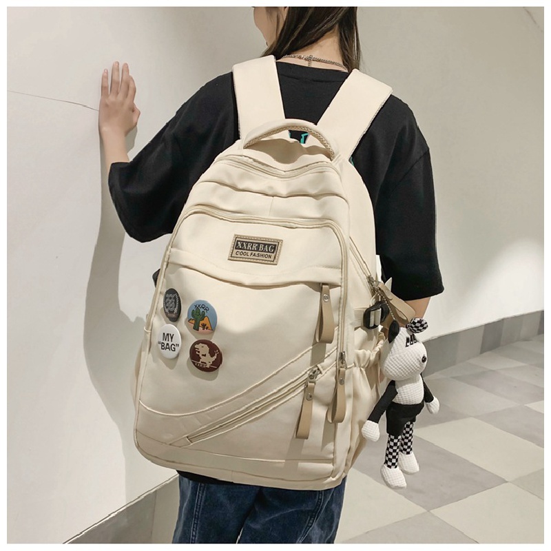 Mới Ba Lô Đi Học Chống Thấm Nước Chống Bẩn Phong Cách retro Dành Cho Nam Và Nữ