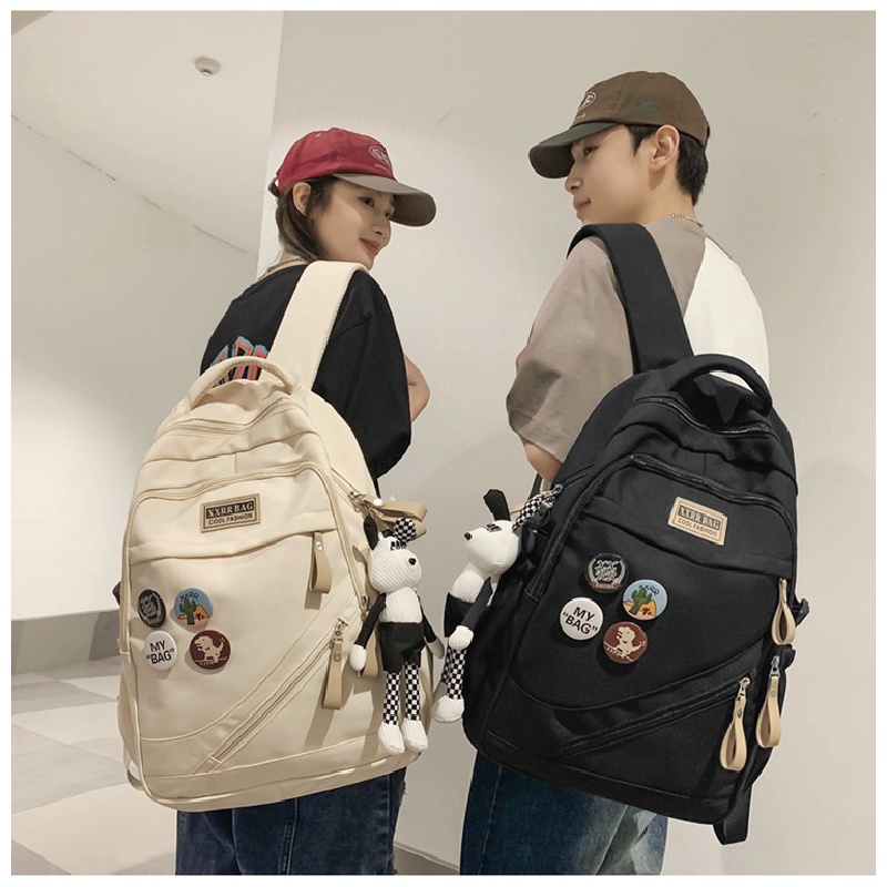 Mới Ba Lô Đi Học Chống Thấm Nước Chống Bẩn Phong Cách retro Dành Cho Nam Và Nữ