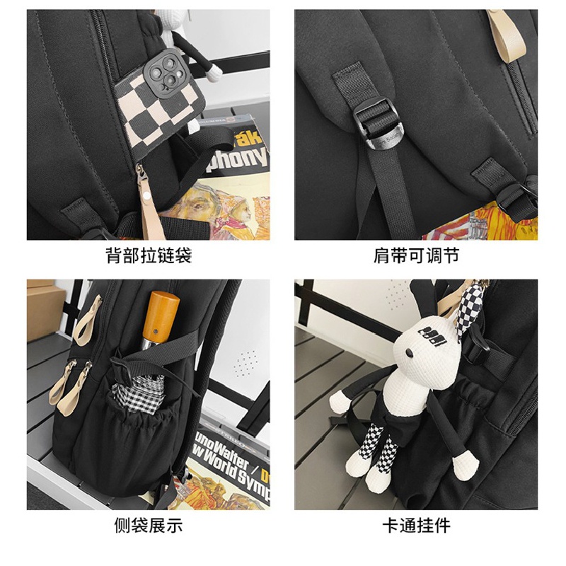 Mới Ba Lô Đi Học Chống Thấm Nước Chống Bẩn Phong Cách retro Dành Cho Nam Và Nữ