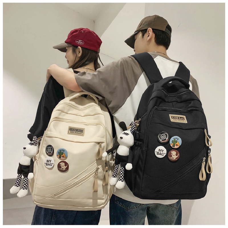 Mới Ba Lô Đi Học Chống Thấm Nước Chống Bẩn Phong Cách retro Dành Cho Nam Và Nữ