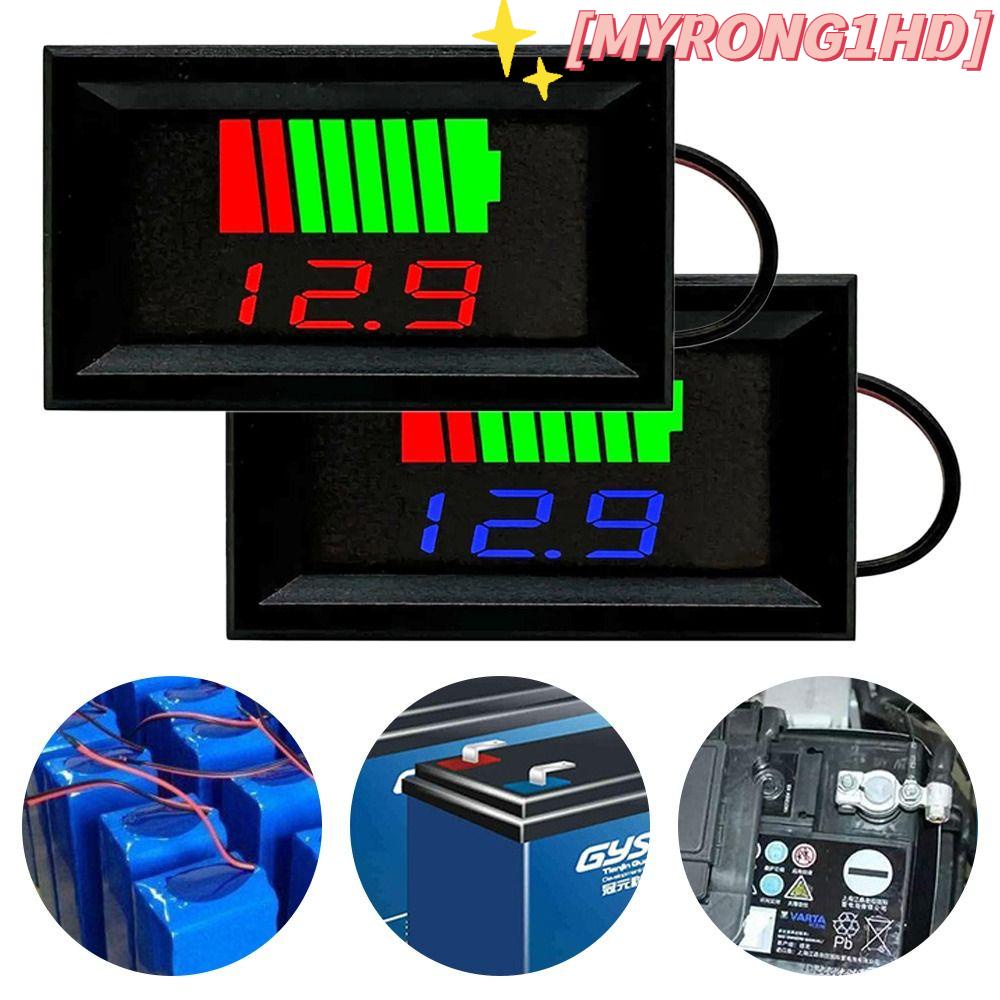 Vôn Kế MYRONG1HD Có Đèn LED Báo Hiệu Chuyên Dụng Cho Xe Hơi