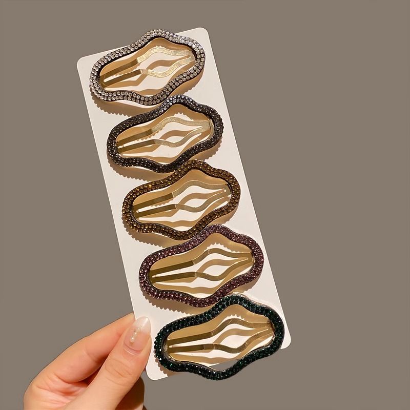 Kẹp Tóc Hình Đám Mây / Ngôi Sao / Đám Mây Đính Đá Thời Trang Hàn Quốc