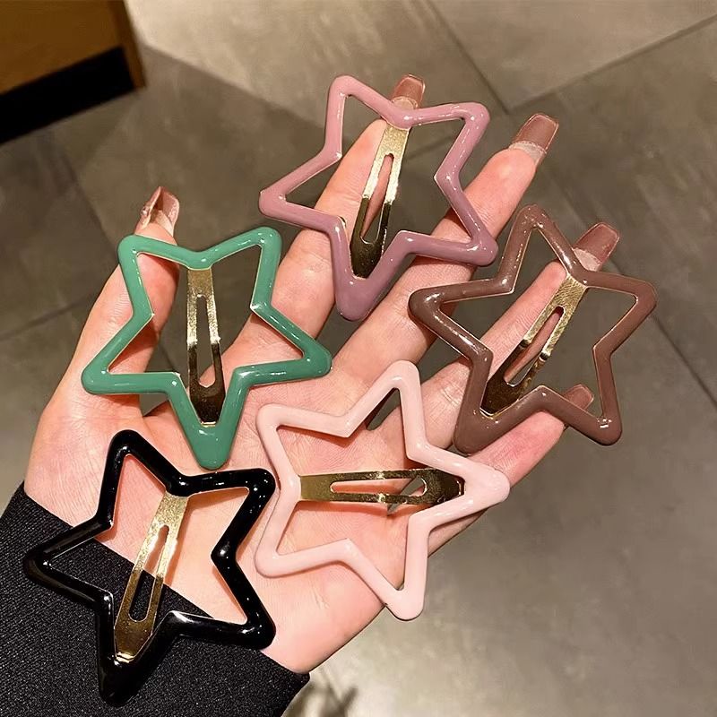 Kẹp Tóc Hình Đám Mây / Ngôi Sao / Đám Mây Đính Đá Thời Trang Hàn Quốc