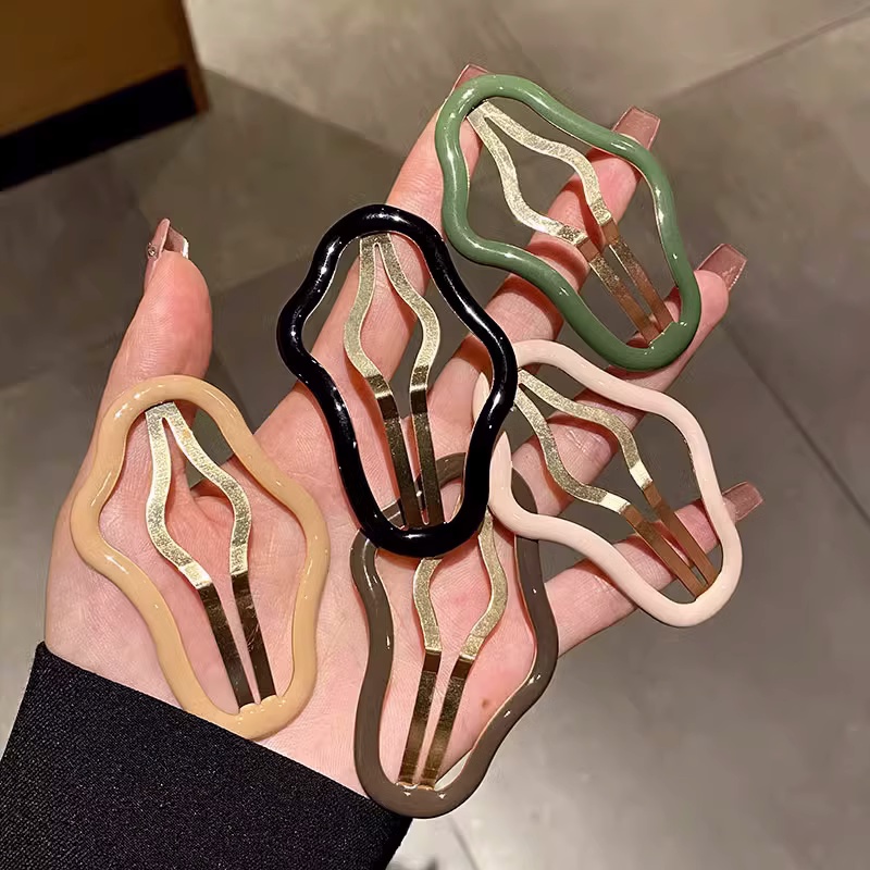 Kẹp Tóc Hình Đám Mây / Ngôi Sao / Đám Mây Đính Đá Thời Trang Hàn Quốc