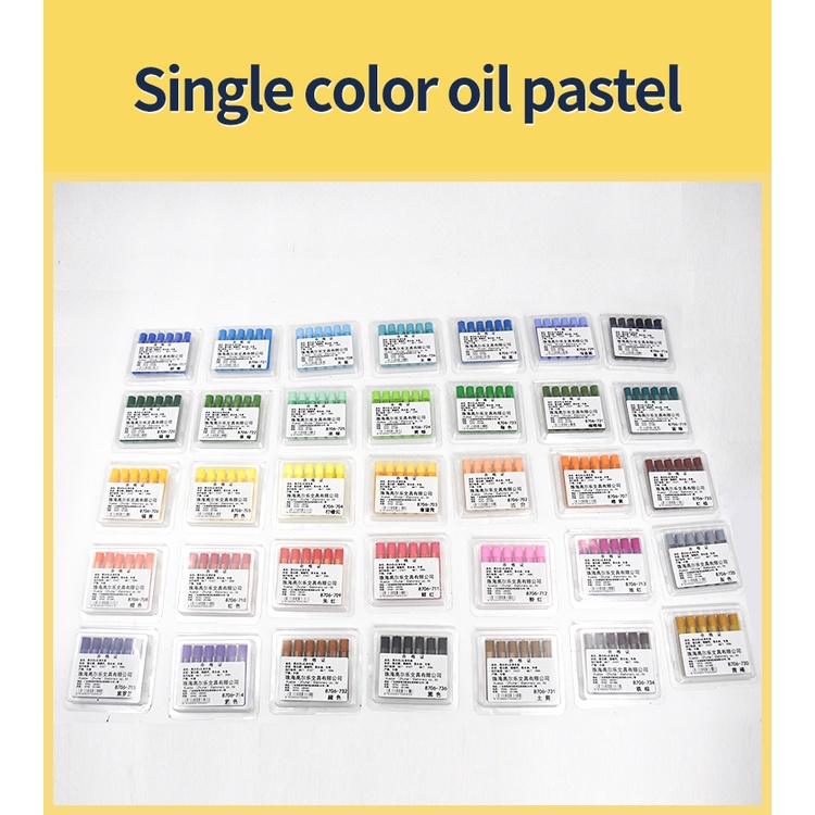 Kuelox Bộ 6 Cây Bút Chì Màu Vẽ Tranh Sơn Dầu 36 Màu Không Độc Hại