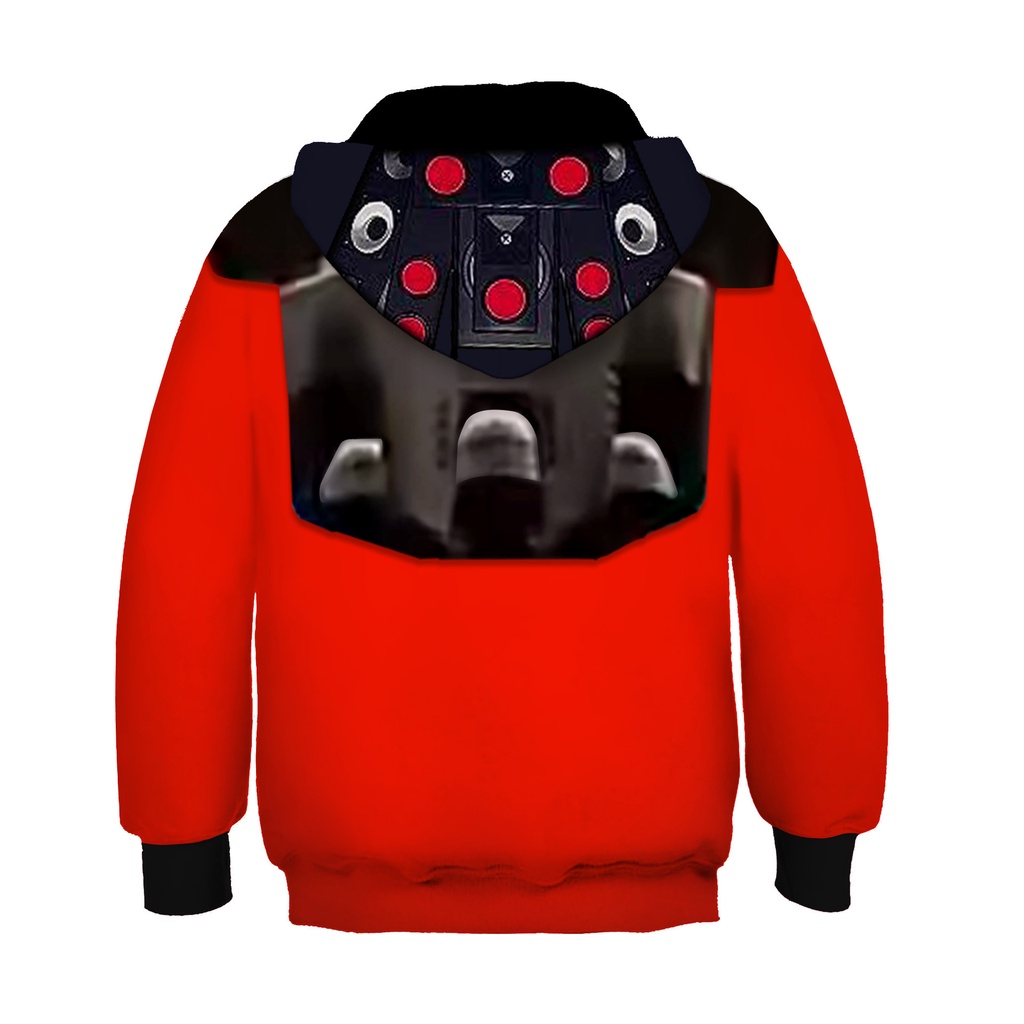 Hot game skibidi toilet cosplay 3d Áo Hoodie In Hình Trẻ Em