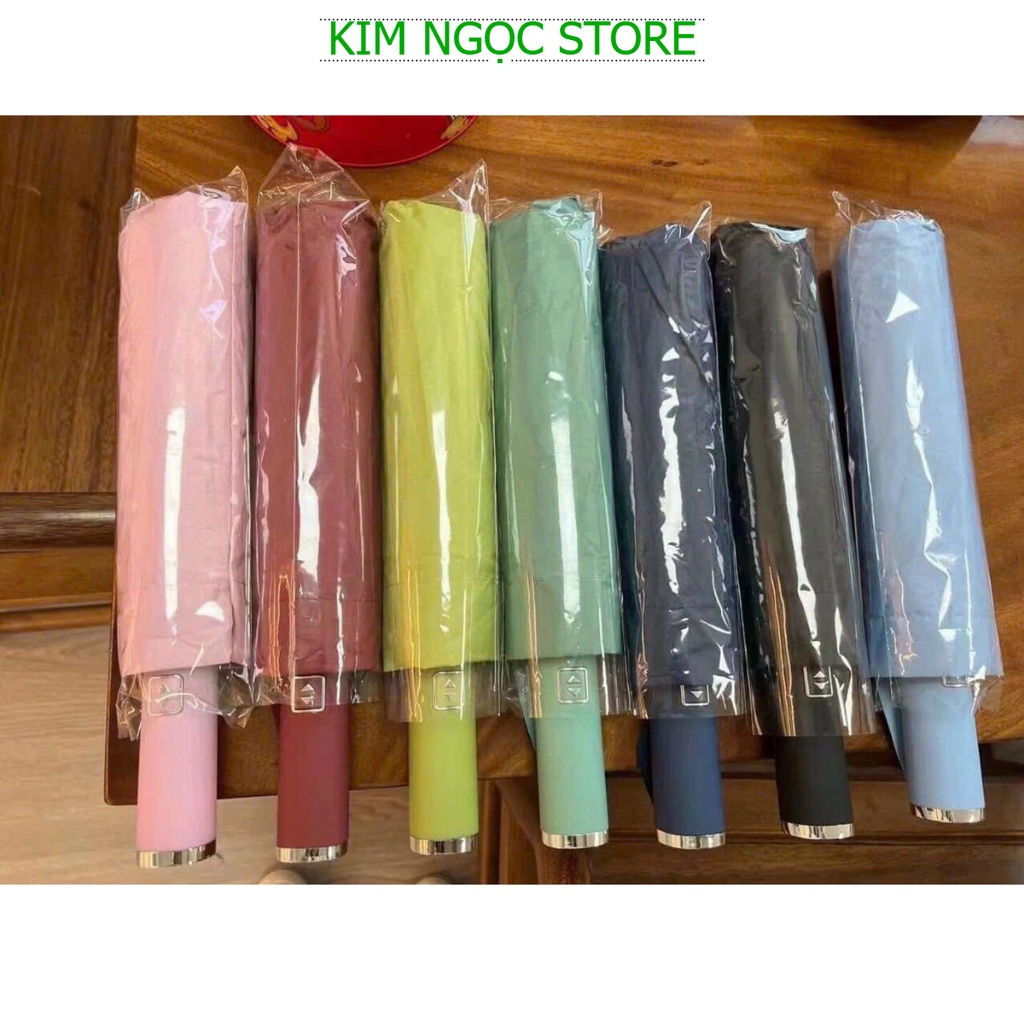 Dù xếp gọn đi mưa, che nắng, Ô dù 10 nan tự động gấp nhỏ gọn, chống tia UV, tự bung tiện lợi