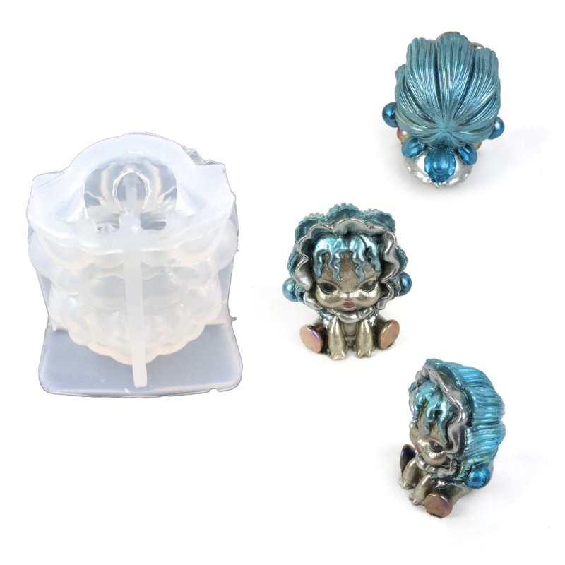 Cc Phải Có Khuôn Silicon Làm Xà Phòng Và Nến Hình Cô Gái Thủ Công