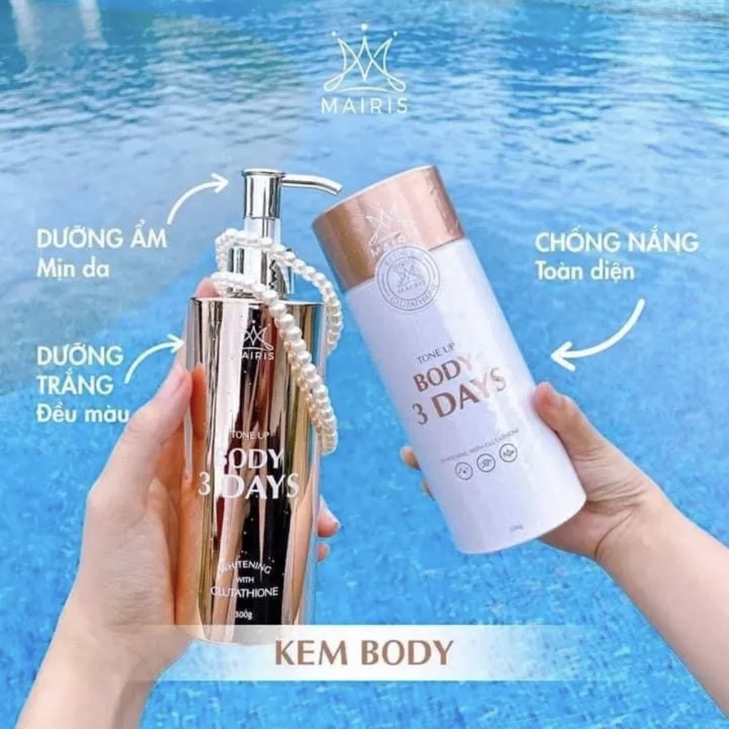 Body 3 Days Mairis Phương Mai Cream Spf 40+ Hàng Chính Hãng - SanDoTrend
