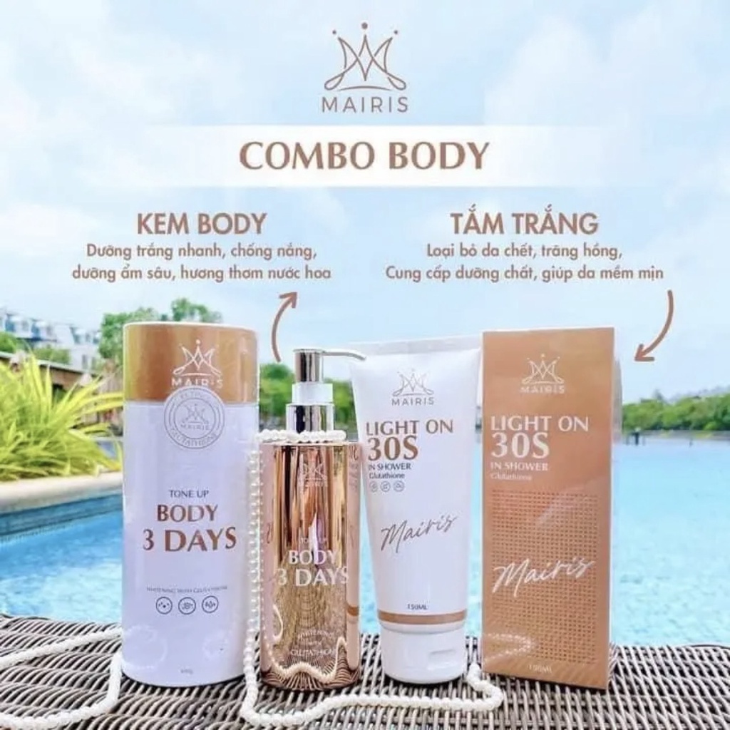 Body 3 Days Mairis Phương Mai Cream Spf 40+ Hàng Chính Hãng - SanDoTrend