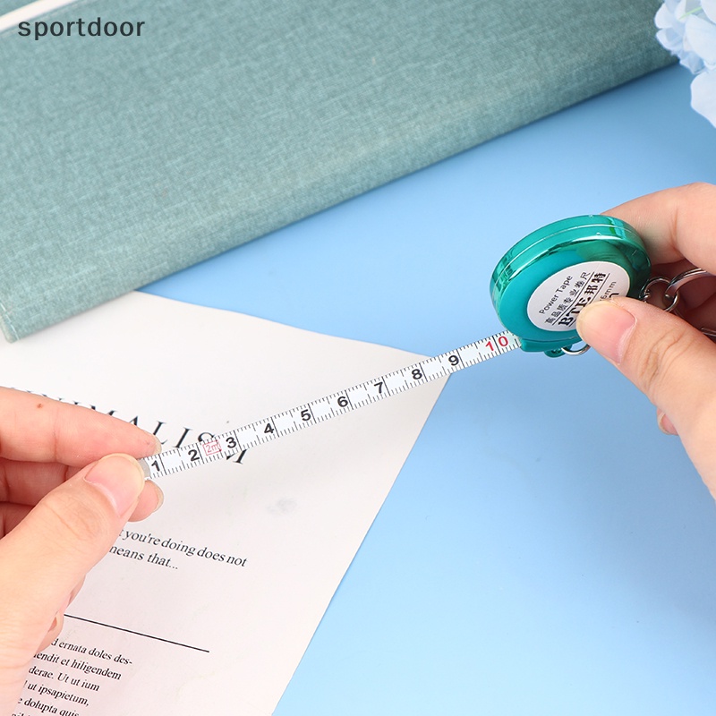 Thước Dây mini Đa Năng Có Móc Khóa Bằng Thép Sáng Tạo Và Thiết Thực 2m