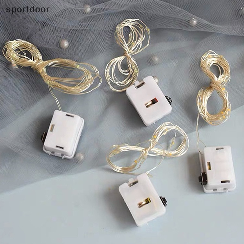 Dây Đèn led 1m 10 Bóng Chống Thấm Nước Trang Trí Đa Năng
