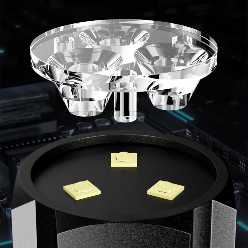 Đèn Pin led Pin Sạc type-c Chống Nước Có Nam Châm Cho Cắm Trại 18350 2000lm
