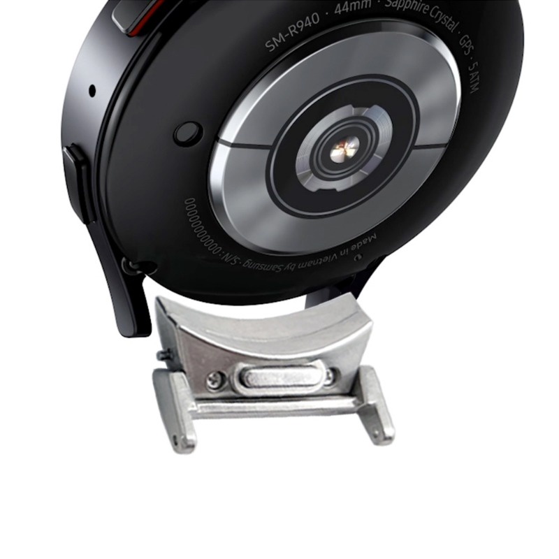 2 Đầu Nối Bằng Thép Không Gỉ Cho Đồng Hồ Thông Minh samsung galaxy watch 6 5 4 40 44mm galaxy watch6 classic 47mm 43mm 42 46mm