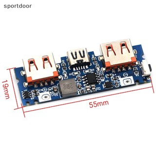 Bảng Mạch Sạc usb Kép 5v 2.4a micro / type-c usb 18650 Có Đèn led