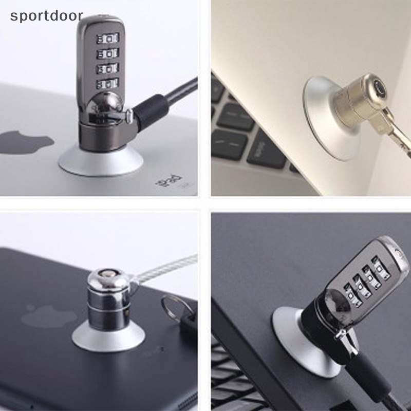 Đế Khóa Dây Cáp Kết Hợp Bảo Vệ Chống Trộm Cho Máy Tính / Laptop