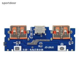 Bảng Mạch Sạc usb Kép 5v 2.4a micro / type-c usb 18650 Có Đèn led