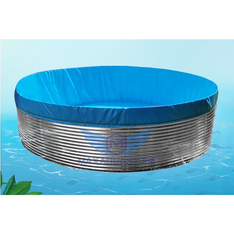 Bể bạt khung kẽm đường kính D2-D14 cao 1.1 - 2.1m thương hiệu MAXTANK