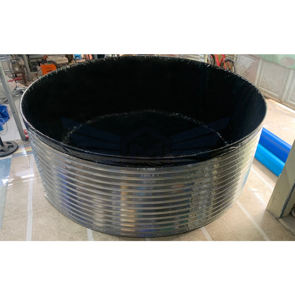 Bể bạt khung kẽm đường kính D2-D14 cao 1.1 - 2.1m thương hiệu MAXTANK