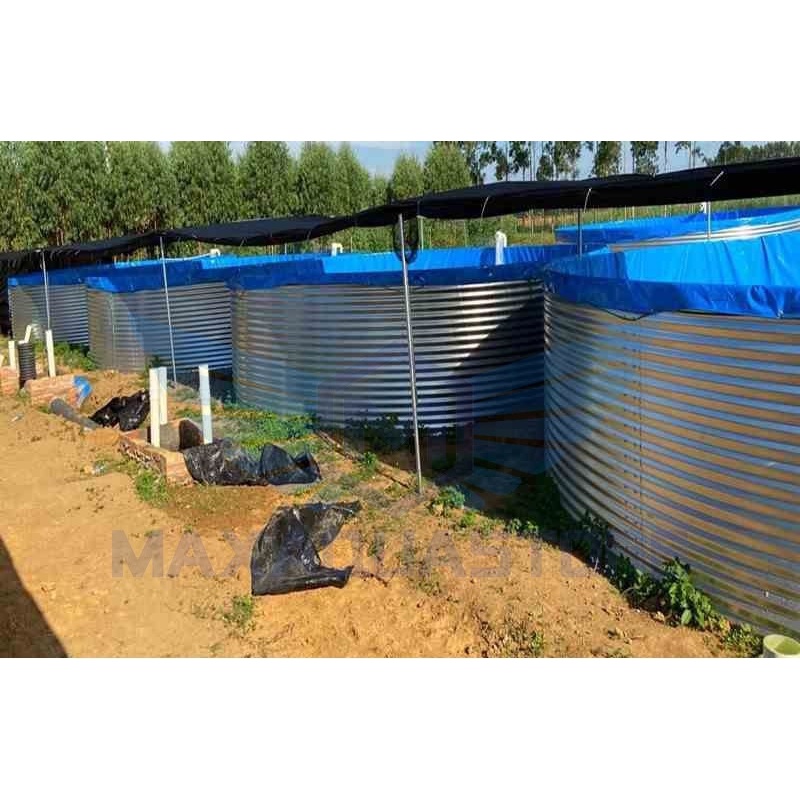 Bể bạt khung kẽm đường kính D2-D14 cao 1.1 - 2.1m thương hiệu MAXTANK