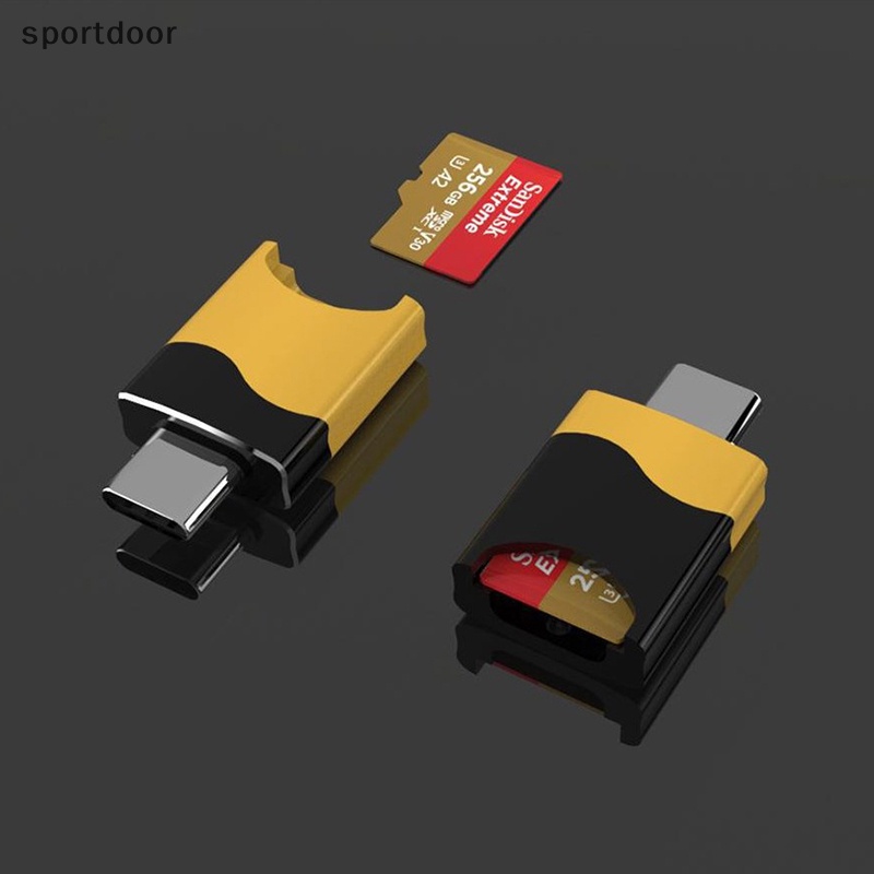 Đầu Đọc Thẻ Nhớ micro sd Bằng Hợp Kim Nhôm Loại c Cho huawei ipad macbook