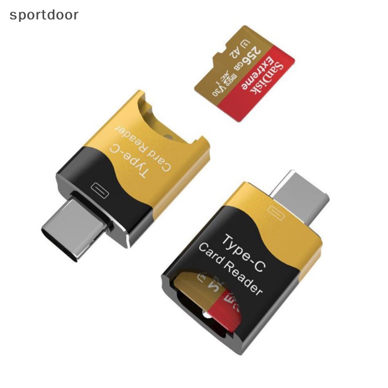 Đầu Đọc Thẻ Nhớ micro sd Bằng Hợp Kim Nhôm Loại c Cho huawei ipad macbook