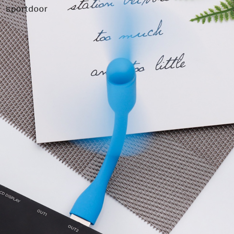 1 Quạt Làm Mát usb mini Linh Hoạt Có Đèn led Cho laptop / Điện Thoại Thông Minh